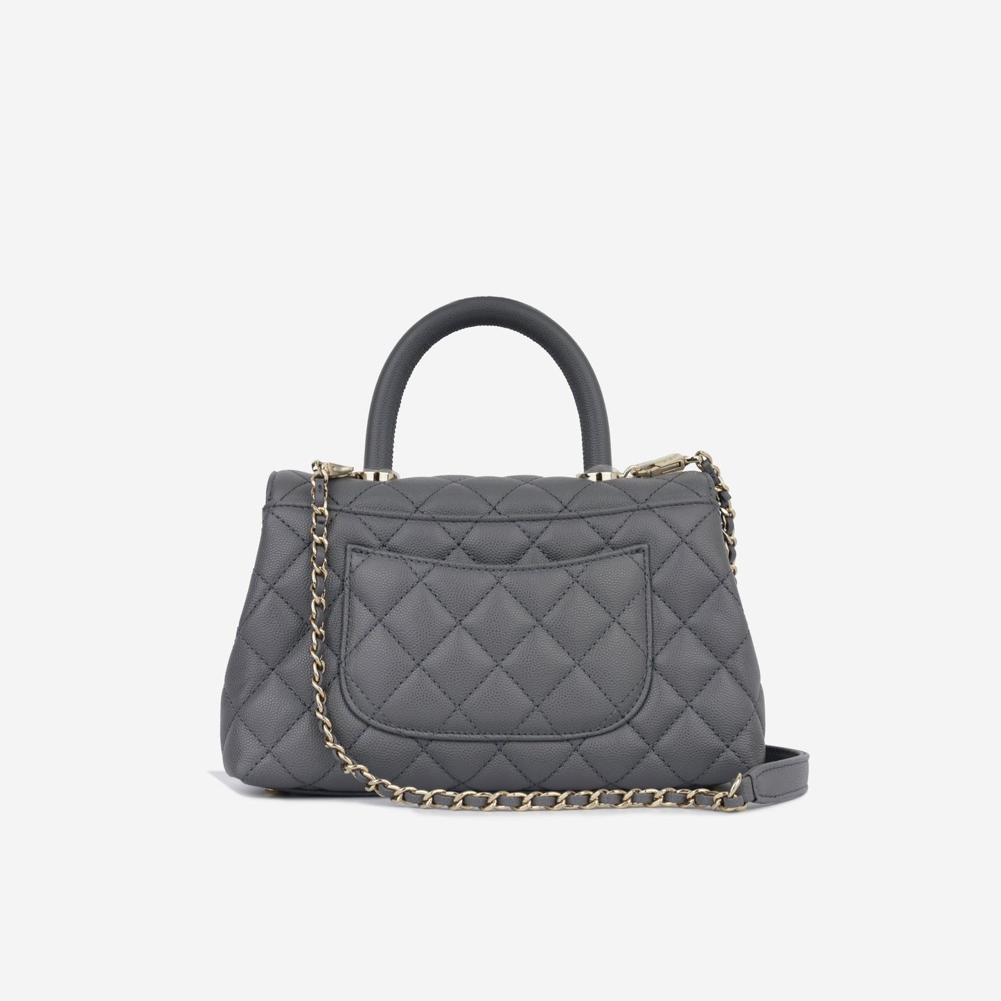 Chanel Small Coco Handle - Charcoal