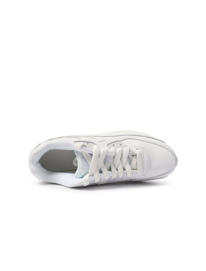 Nike Big Kids Airmax 90 LTR - White/White