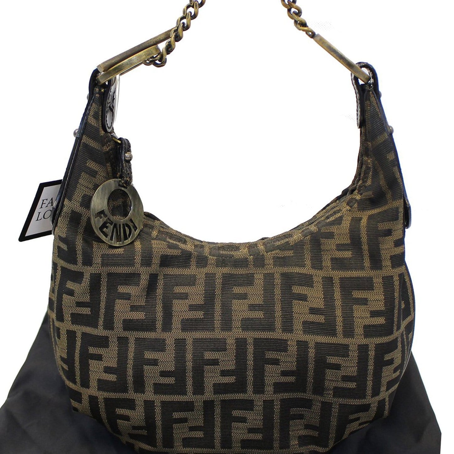 Fendi Luxury Zucca Red Shoulder Bag Style 2
