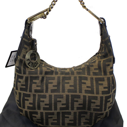 Fendi Luxury Zucca Red Shoulder Bag Style 2