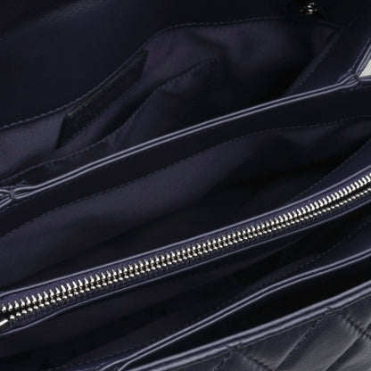 Chanel Accordion Shoulder Bag - Navy