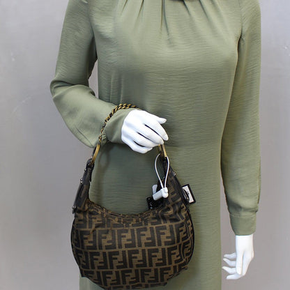 Fendi Luxury Zucca Red Shoulder Bag Style 2