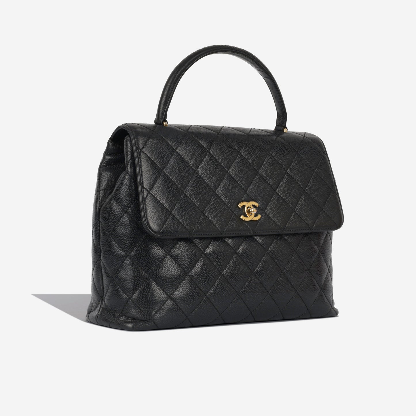 Chanel Kelly Lambskin Black Shoulder Bag Lambskin