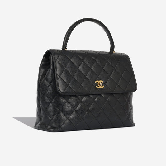 Chanel Kelly Lambskin Black Shoulder Bag Lambskin