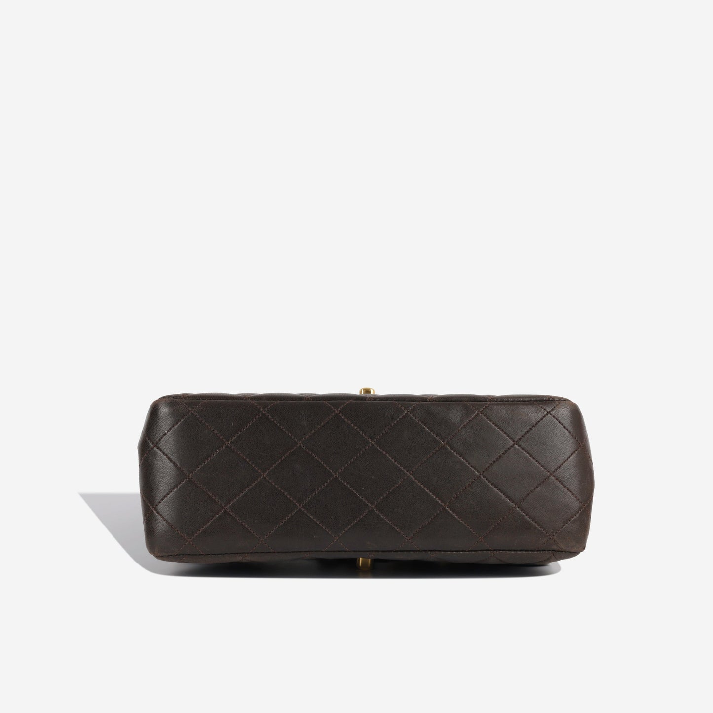 Chanel Classic Flap Lambskin Brown Shoulder Bag Style 7