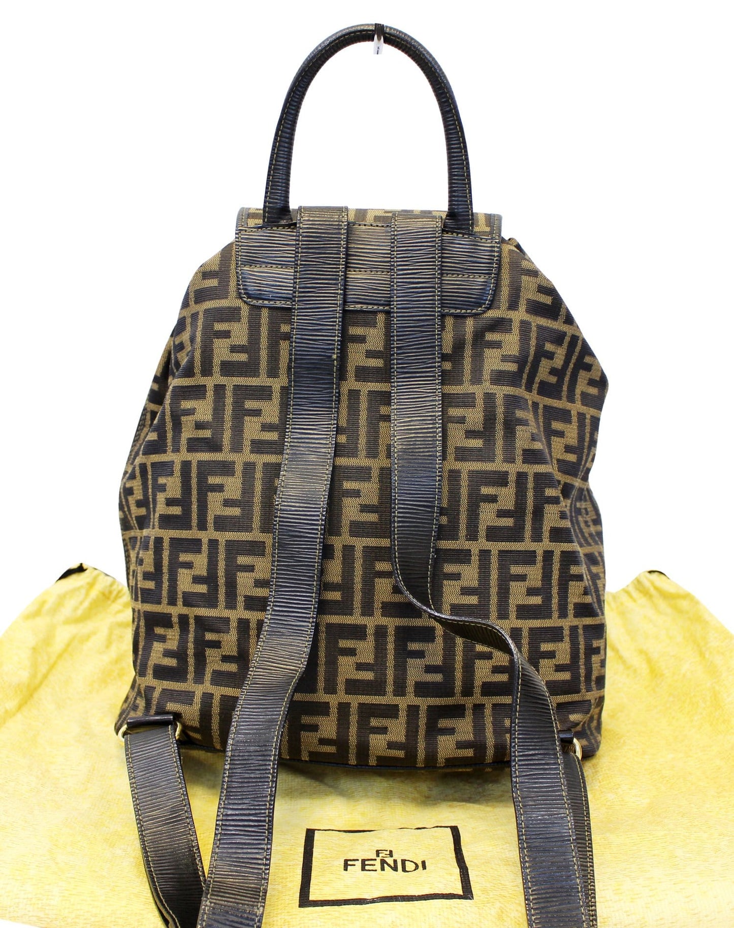 Fendi Luxury Canvas Red Backpack Style 4