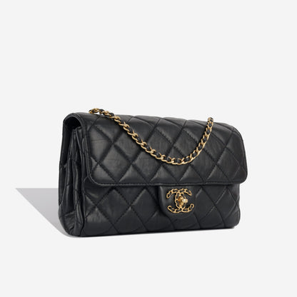 Chanel WOC Lambskin Black Crossbody