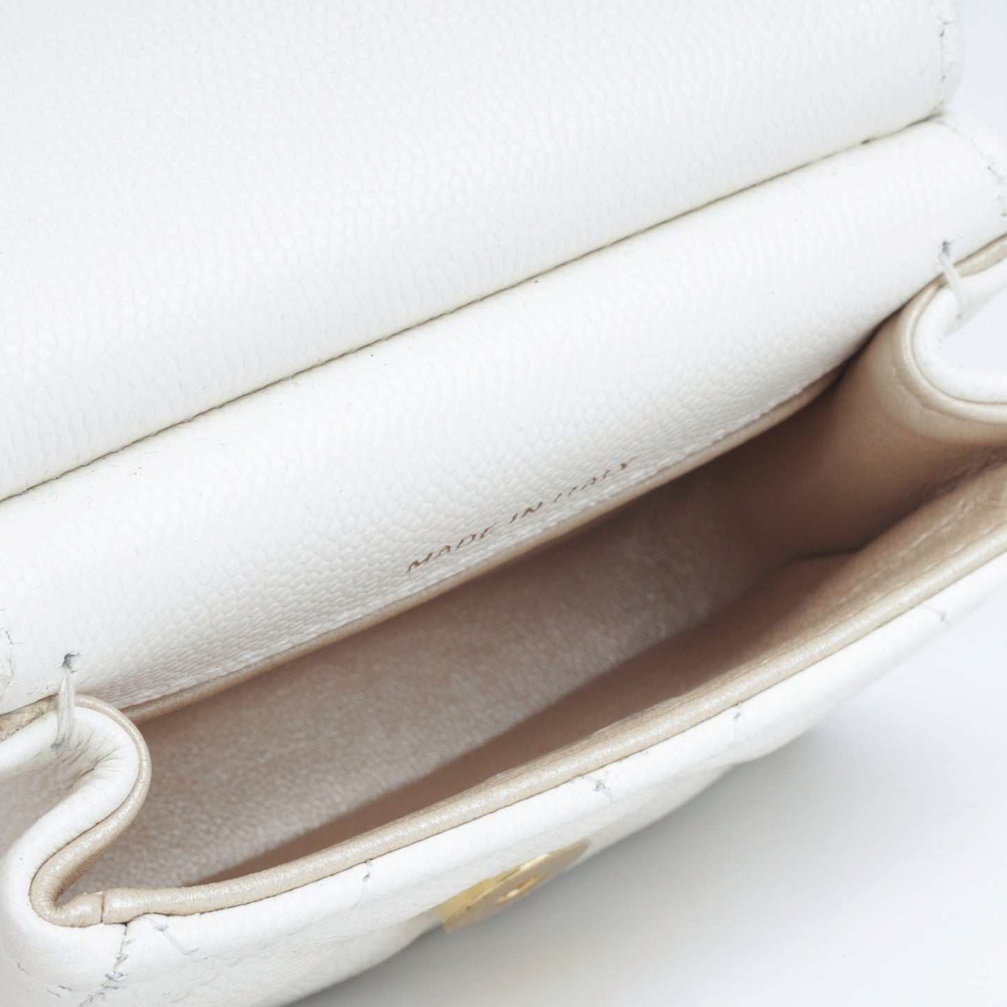 Chanel Luxury Lambskin Gold Clutch