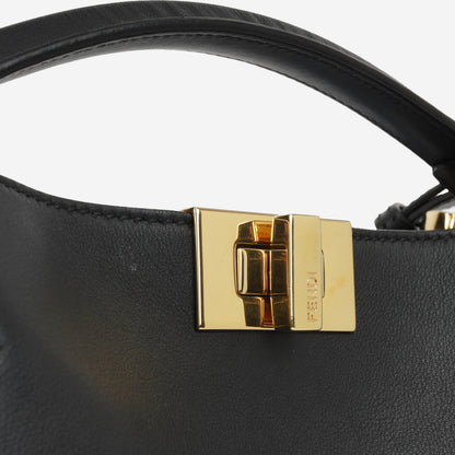 Fendi Peekaboo Leather Red Handbag Style 48