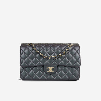 Chanel Classic Flap Lambskin Gold Shoulder Bag Style 23