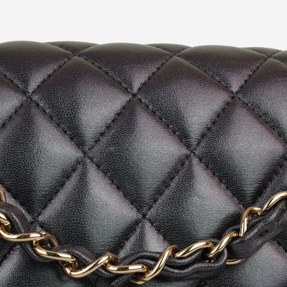Chanel Classic Flap Lambskin Gold Shoulder Bag Style 23