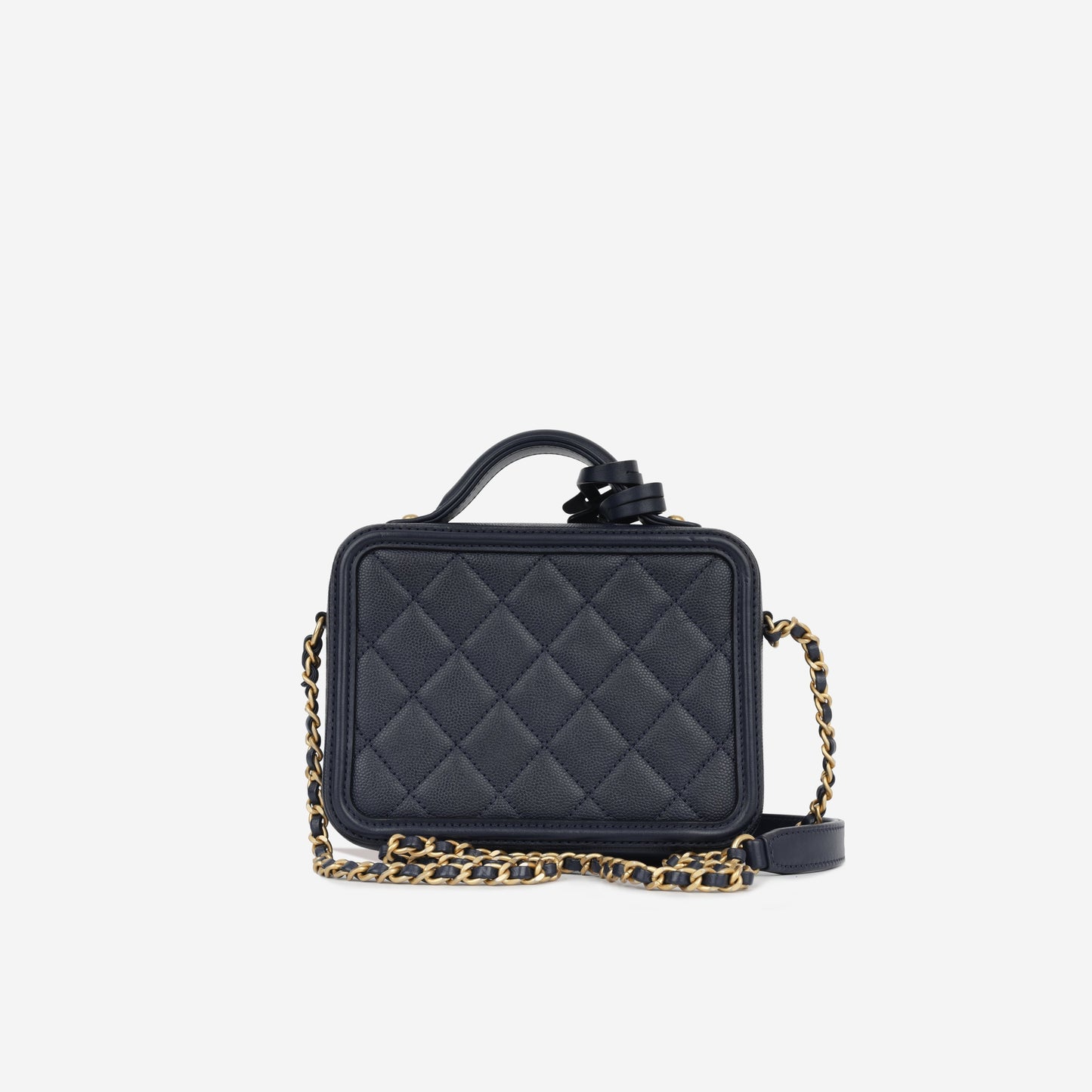 Chanel Filigree Cc Vanity Case - Small