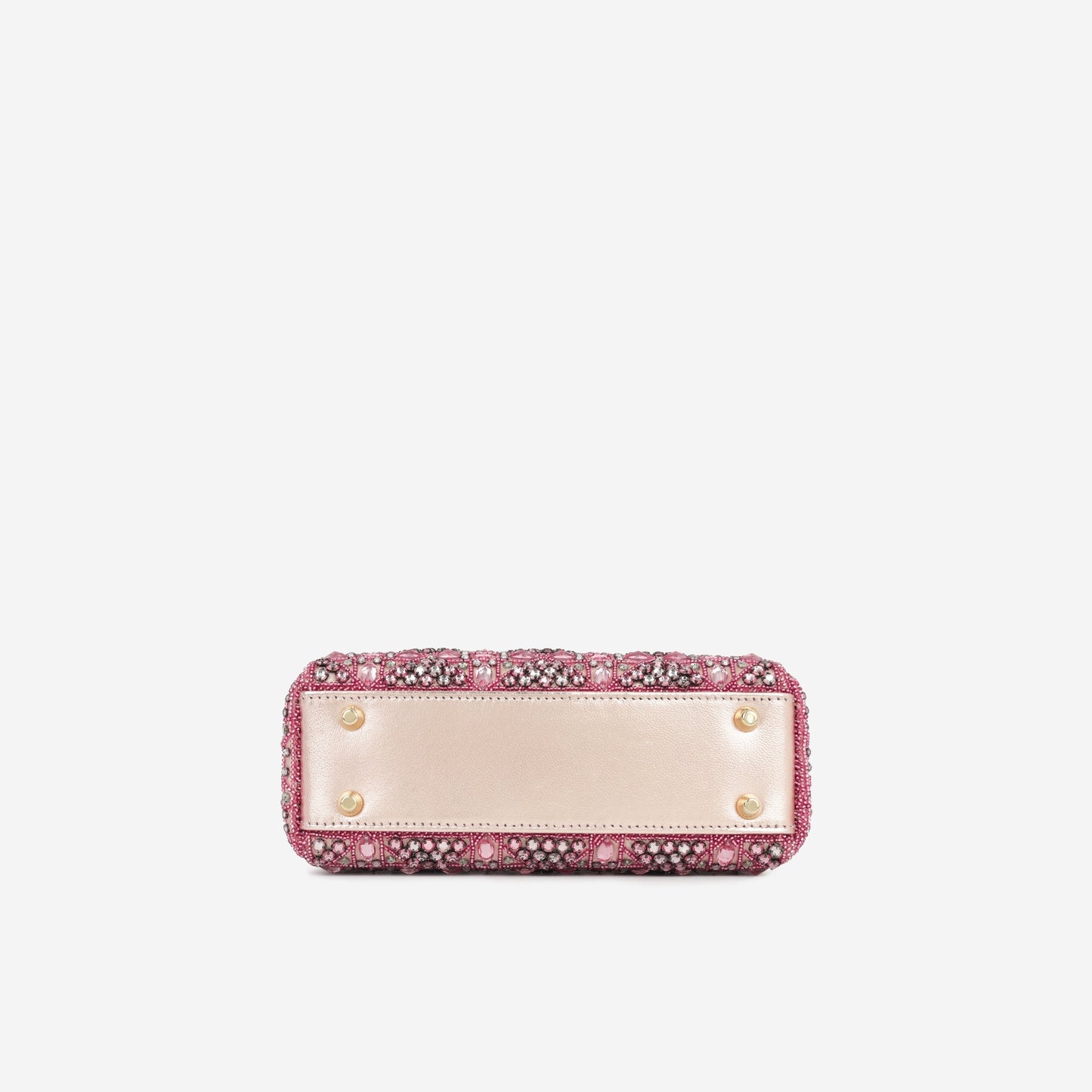 Mini Lady Dior - Pink Crystal Beaded