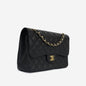 Chanel Classic Flap Lambskin Black Shoulder Bag Style 16