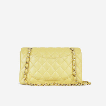 Chanel Classic Flap Lambskin Black Shoulder Bag Style 350