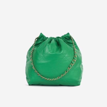 Chanel Luxury Calfskin Gold Tote Bag Calfskin