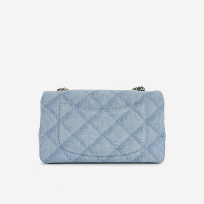 Chanel Classic Flap Lambskin Gold Shoulder Bag Style 125
