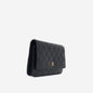 Chanel Wallet On Chain Lambskin Black Crossbody Style 2