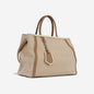 Fendi Baguette Suede Beige Tote Bag