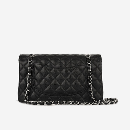 Chanel Classic Flap Caviar Black Shoulder Bag Style 66