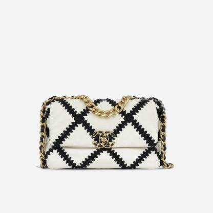 Chanel Chanel 19 Calfskin Black Shoulder Bag Calfskin