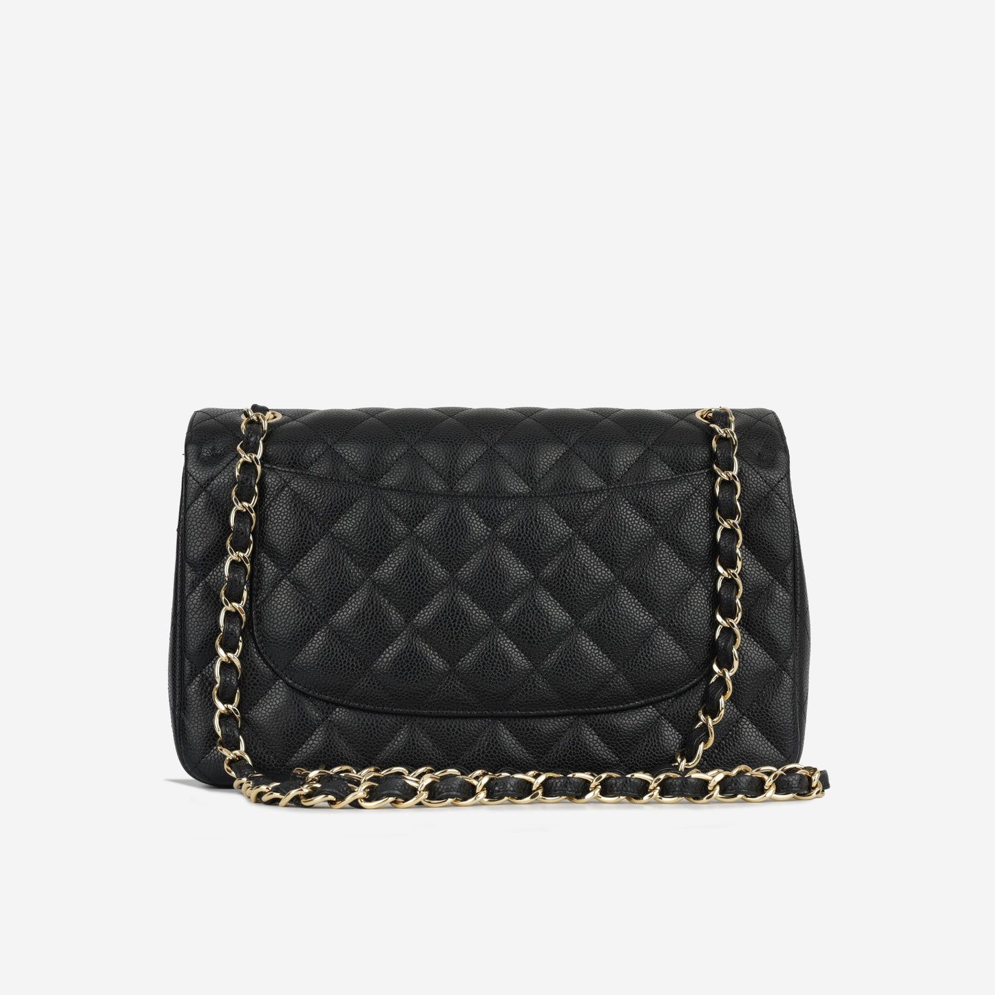 Chanel Classic Flap Lambskin Black Shoulder Bag Style 23