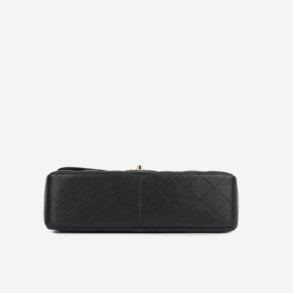 Chanel Classic Flap Lambskin Black Shoulder Bag Style 23