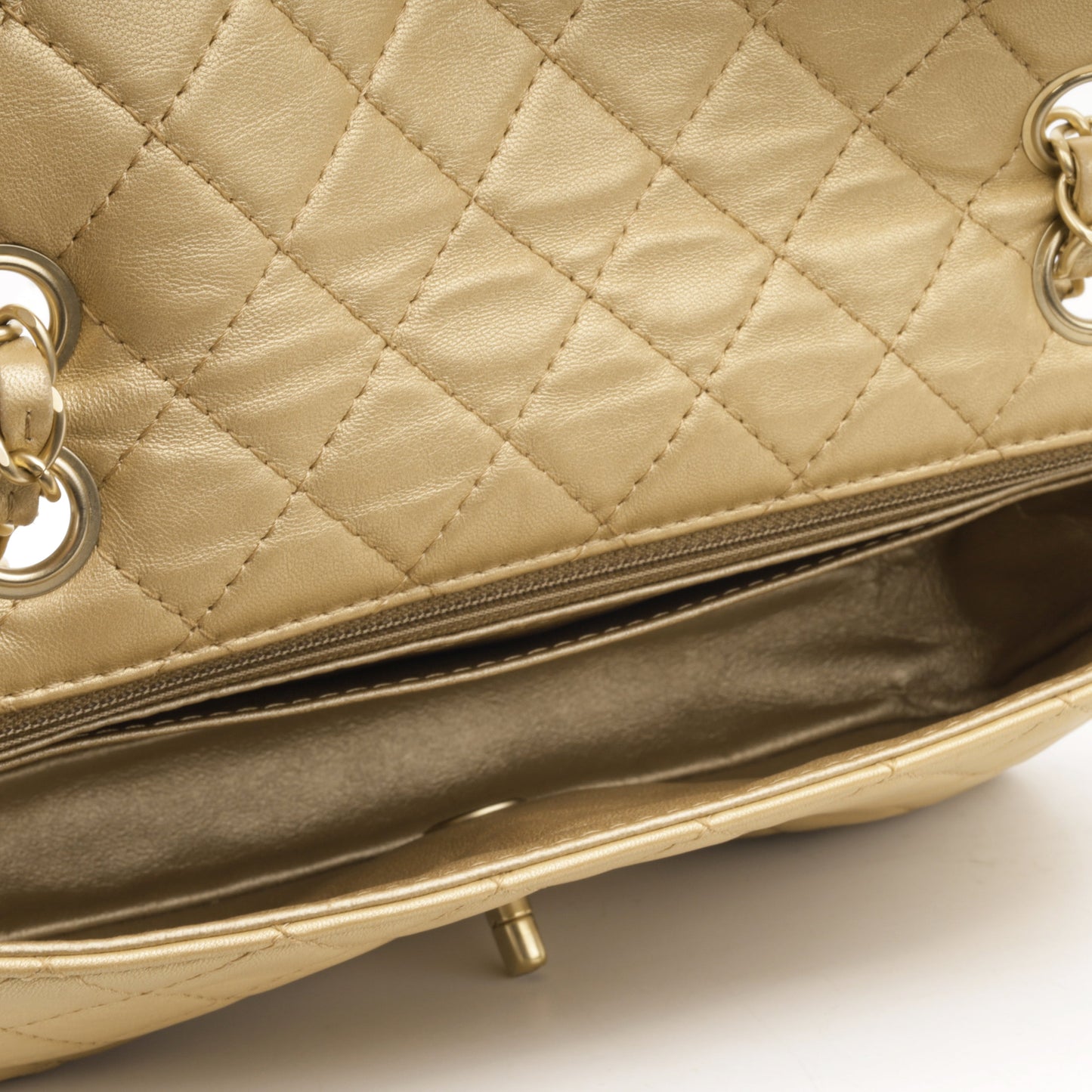 Chanel Seasonal Flap - Champagne Gold