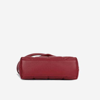 Saint Laurent Puffer Red Shoulder Bag Style 2