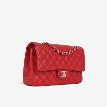 Chanel Classic Flap Lambskin Gold Shoulder Bag Style 25