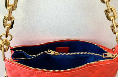 LOUIS VUITTON COUSSIN LEATHER EMBOSSED CROSSBODY BAG