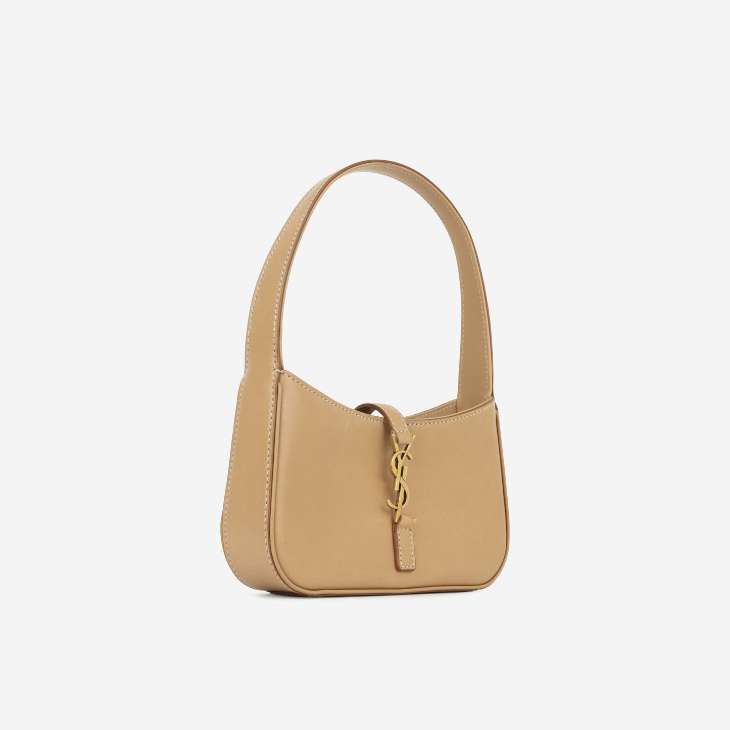 Saint Laurent Mini Le 5 A 7 - Tan