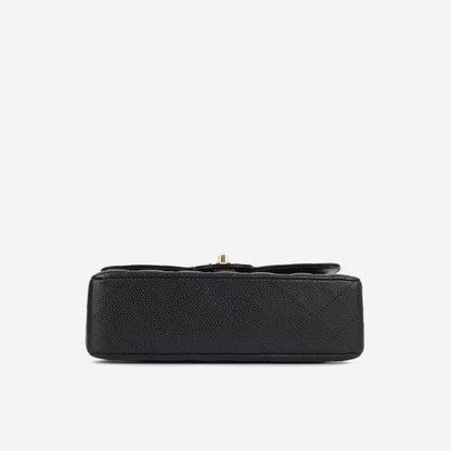 Chanel Classic Flap Caviar Black Shoulder Bag Style 115