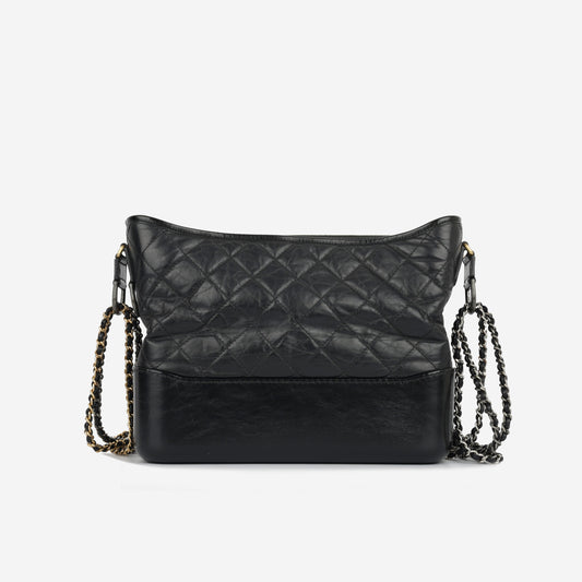 Chanel Classic Flap Lambskin Black Shoulder Bag Style 294