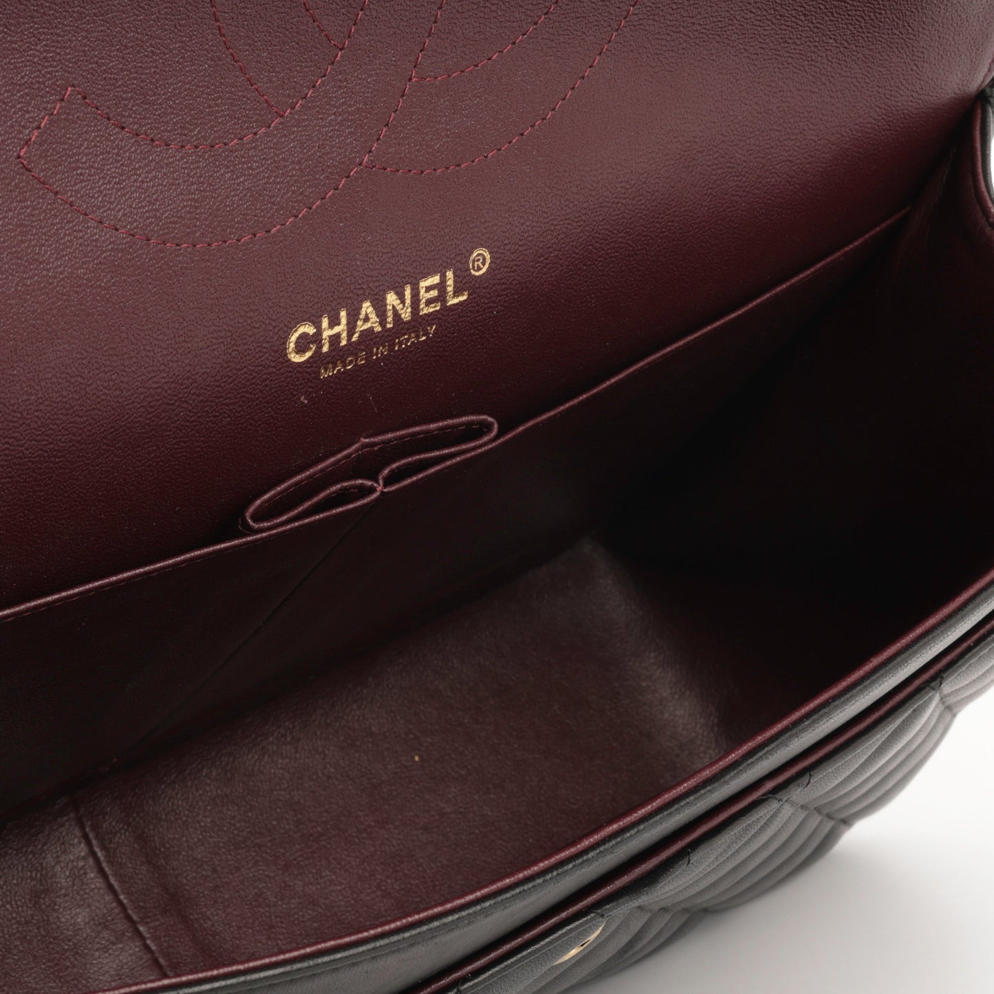 Chanel Classic Flap Lambskin Black Shoulder Bag Style 27