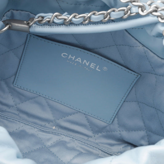 Chanel Chanel 22 Lambskin Black Shoulder Bag Style 2