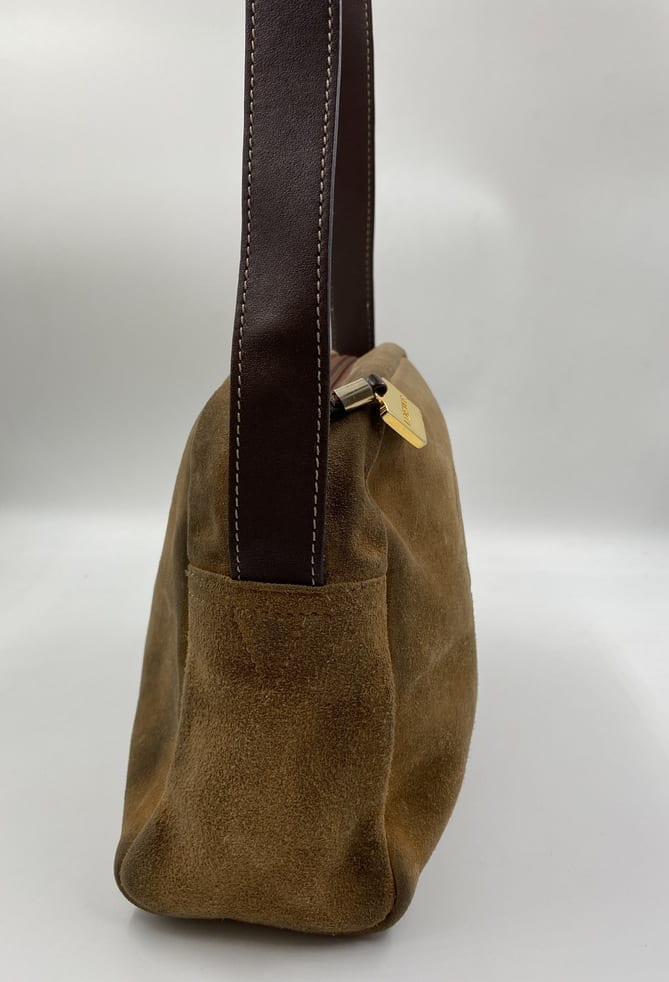 Loewe Vintage Suede Crossbody Bag