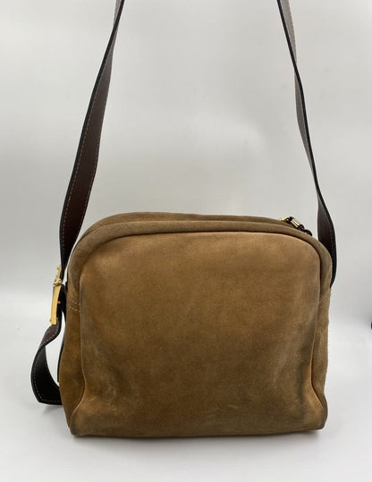 Loewe Vintage Suede Crossbody Bag