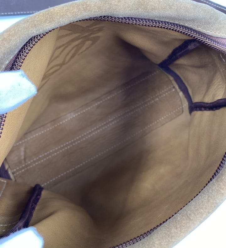 Loewe Vintage Suede Crossbody Bag