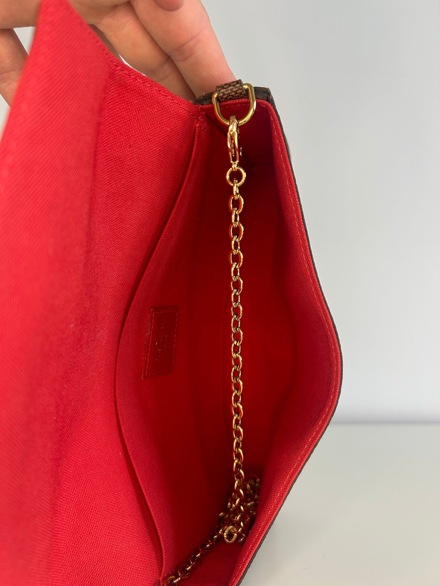 Louis Vuitton Damier Ebene Pochette Félicie Crossbody Bag