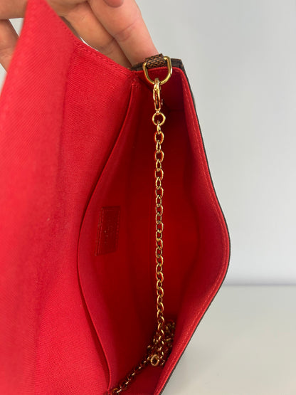 Louis Vuitton Damier Ebene Pochette Félicie Crossbody Bag