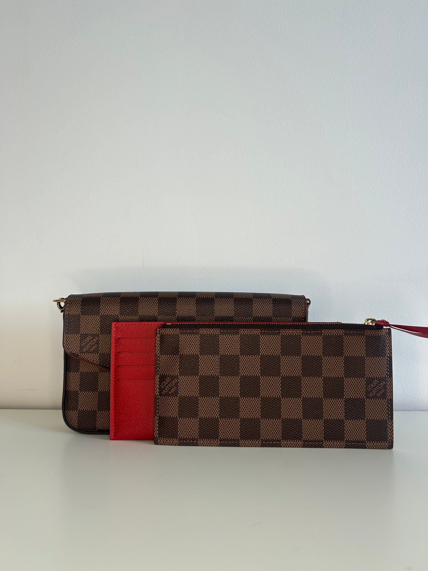 Louis Vuitton Damier Ebene Pochette Félicie Crossbody Bag