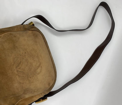Loewe Vintage Suede Crossbody Bag
