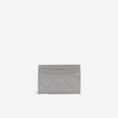 Chanel Classic Card Holder - Grey