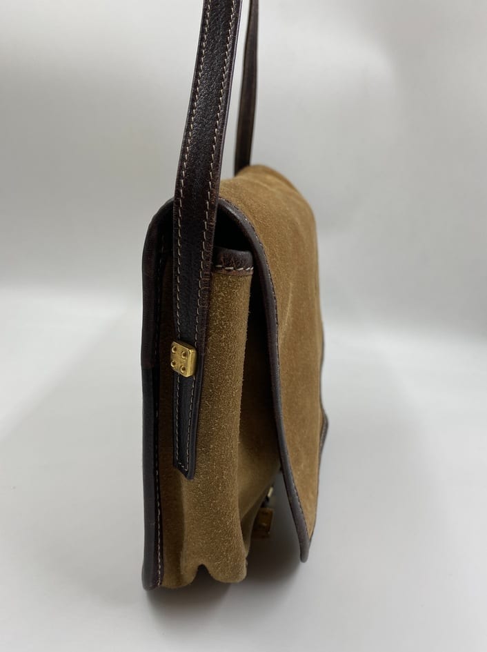 Loewe Vintage Suede Crossbody Bag