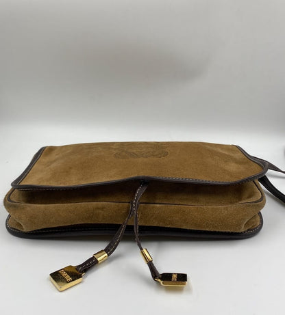 Loewe Vintage Suede Crossbody Bag