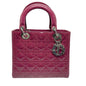 Lady Dior Medium Purple Patent Leather Handbag
