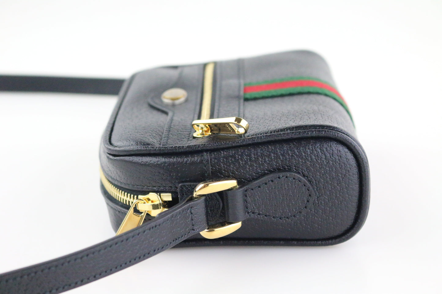 Black Mini Ophidia Crossbody Bag