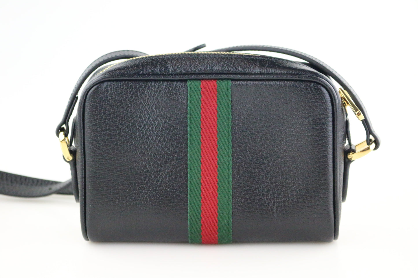 Black Mini Ophidia Crossbody Bag