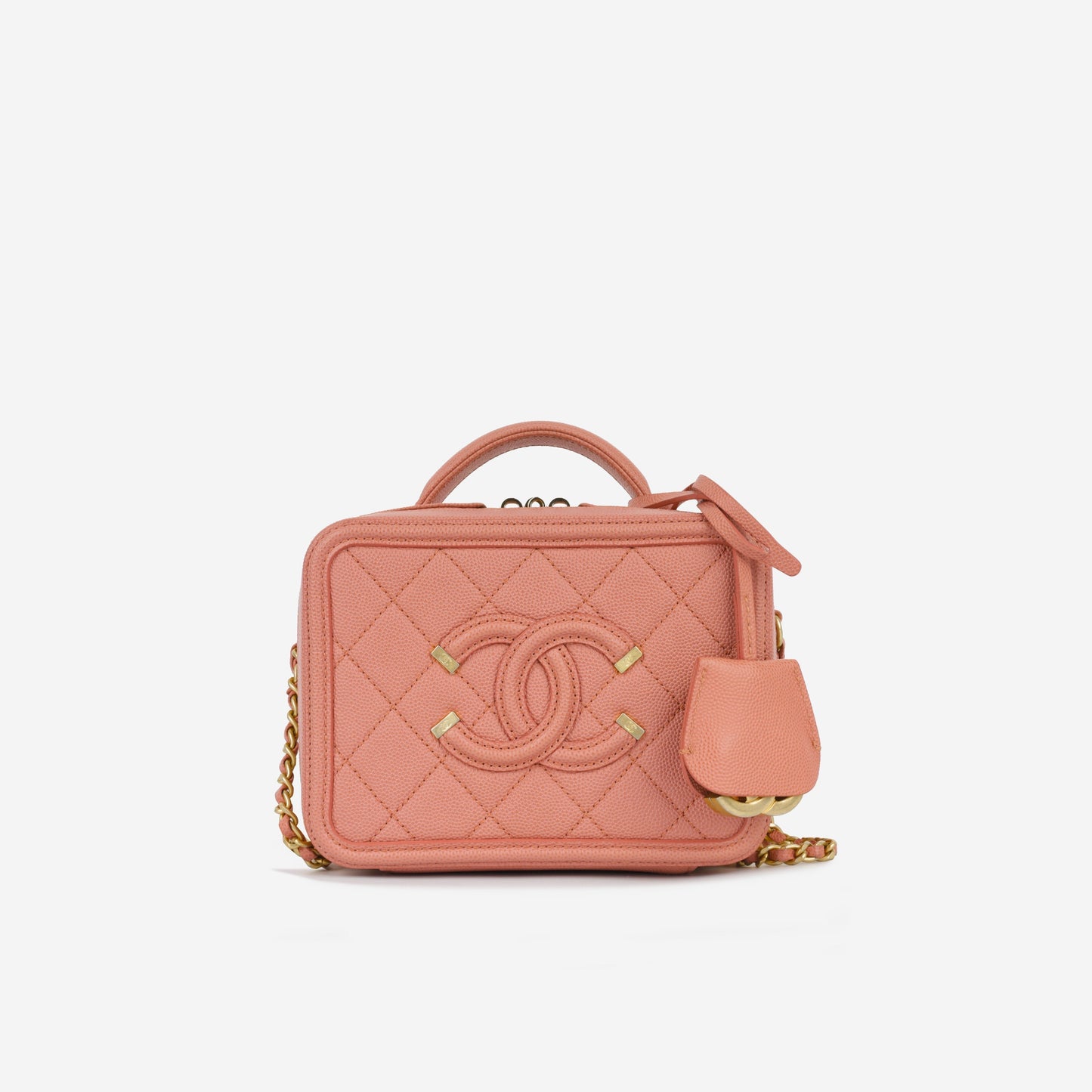 Chanel Filigree Cc Vanity Case - Mini